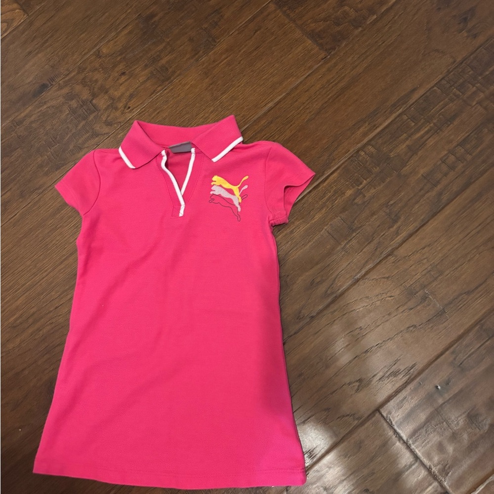 Puma Kids Pink Polo Dress